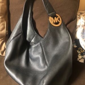 Leather Michael Kors Hobo-Style Shoulder Bag